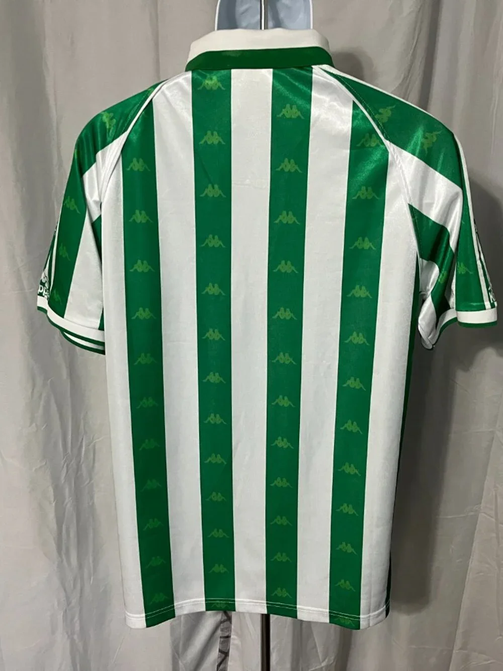 ⚽ Vintage Kappa Men’s M Green White Real Betis Kit Jersey Polo EUC 🌿 - Picture 4 of 6